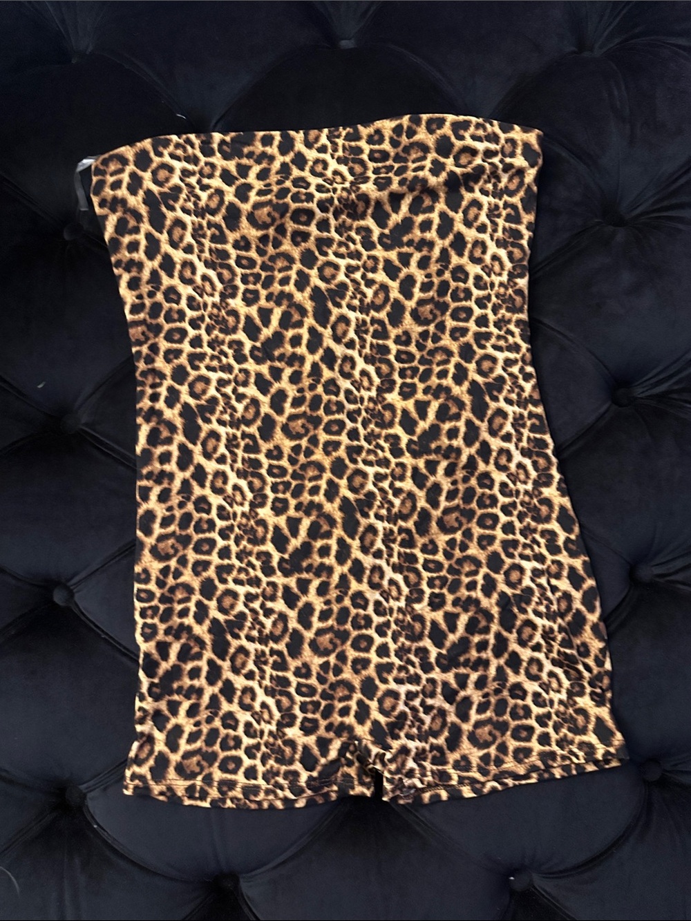 Leopard Print Women's bodysuit - Brown Animal Print